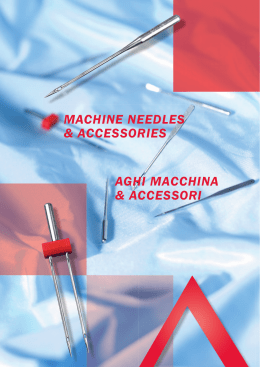 machine needles & accessories aghi macchina