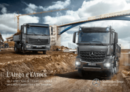 L`Atego e l`Arocs - Mercedes-Benz