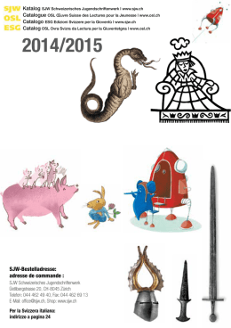 SJW-Bestelladresse: adresse de commande :