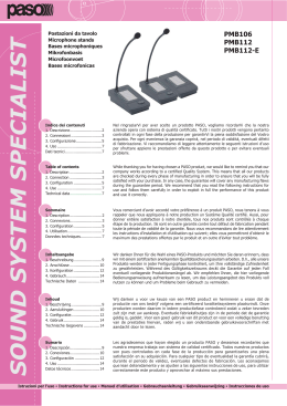 M - PASO Sound Systems Products