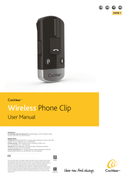 Wireless Phone Clip