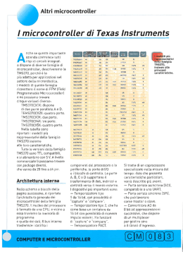 I microcontroller di Texas Instruments