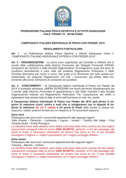 Visualizza il Regolamento