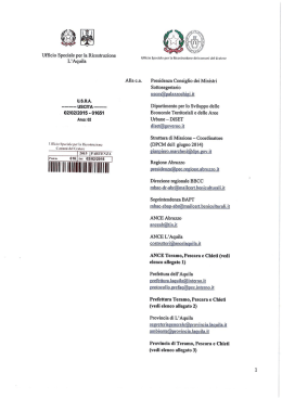 Ufﬁcio Speciale per la Ricostruzione