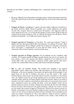 Testi biblici e patristici esame - Lettere e Filosofia