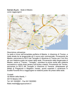 Mappa - Gruppo Carraro S.p.A.