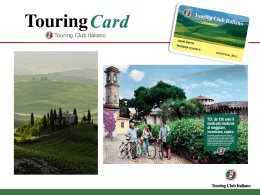 Touring card - Ministero degli Affari Esteri