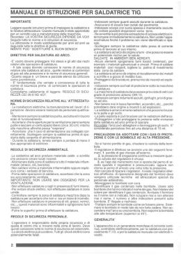Manuale di istruzioni in italiano