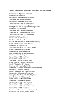 Reprints Made Legal By Appearing in the 2011 Fall Class Starter