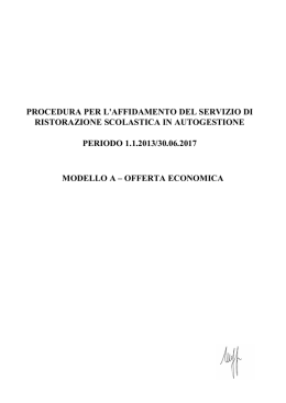 Modelli (da lettera A a lettera M) - Istituto Comprensivo Leonardo da
