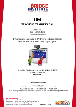 LIM Training Day 6th April 2013