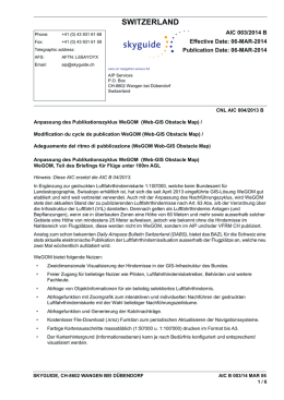 Modification du cycle de publication WeGOM