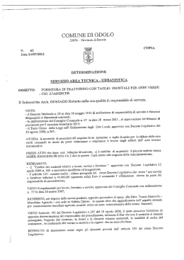 N. 62 COPIA Data 24/07/2012 a .