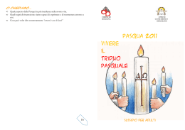 pasqua 2011 vivere il triduo pasquale