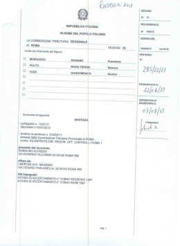 la commissione tributaria regionale _ 0` rqiwi...