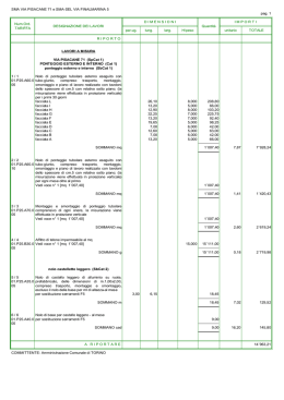 SMA VIA PISACANE 71 e SMA-SEL VIA FINALMARINA 5 pag. 1