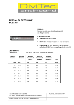 tubo oleodinamico alta pressione mod. rt1