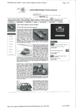 Page 1 of1 - Auto e Moto d`Epoca