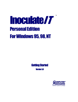 P e  r  s  o  n  a  l    E d  i  t  i o  n For Windows 95, 98, NT