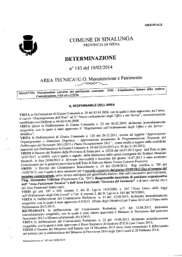 Testo - Comune Web