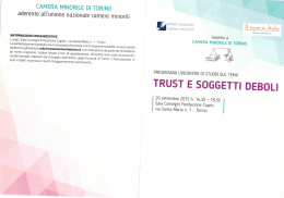 Locandina incontro studio - Tribunale per i minorenni di Torino
