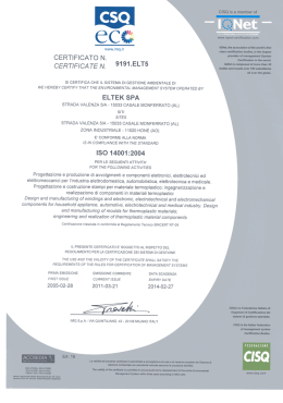 we hereby certify that the environmental management