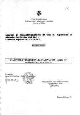 Capitolato Speciale d`Appalto - parte 2