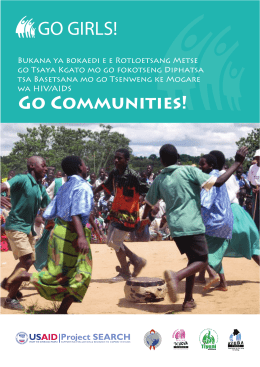 Go Communities! Manual - Setswana