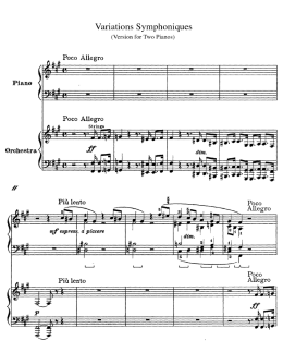 Variations Symphoniques
