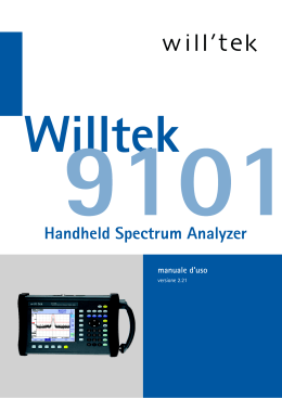 Willtek 9101 Handheld Spectrum Analyzer