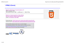 HTML5 (Cenni)