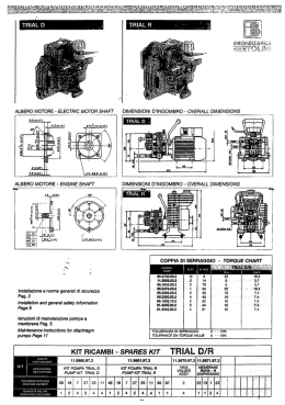 Page 1 Page 2 serie PUMPS TRIAL >97 as g, 89 so OPTIONAL