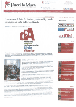 26.03.12 - Master in critica giornalistica