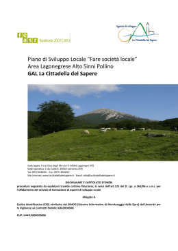 A. Disciplinare e capitolato formazione di esperti 4_1_3_19