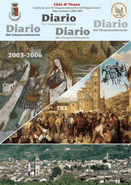 Diario - Città di Tirano
