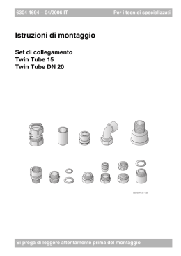 Istruzioni di montaggio