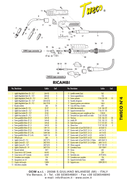 RICAMBI TWECO N&deg;4