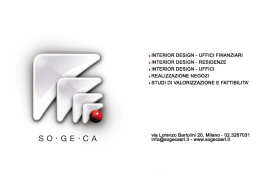 | INTERIOR DESIGN - UFFICI FINANZIARI