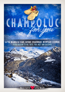 Scarica la brochure Champoluc for You