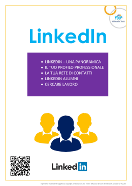 Come creare il tuo profilo personale su LinkedIN