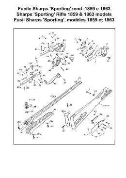 Fucile Sharps `Sporting` mod. 1859 e 1863 Sharps