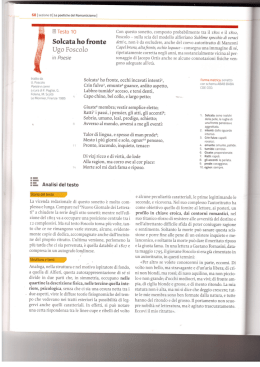 Ugo Foscolo - Liceo Classico Scientifico XXV Aprile
