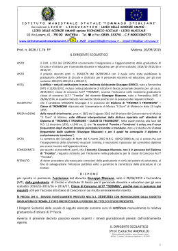 graduatorie istituto docenti iii fascia_decreto esclusione mazzone g