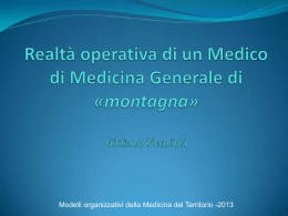 Relazione del Dott. Giuliano Piccoliori