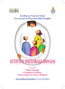 2009-2010 Programma della Pastorale Familiare