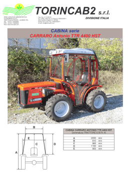 Carraro Antonio - TTR - TORINCAB2 srl