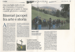 Una Conchiglia indica la via