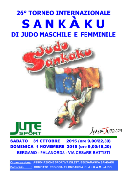 Trofeo Sankaku Bergamo Jun - Sen