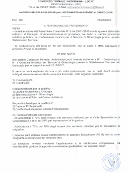 Ginecologia - Comune di Locri