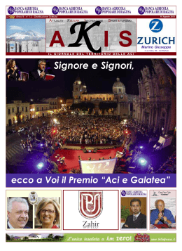 2013 - Premio Aci e Galatea